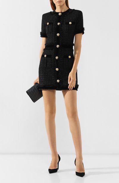 Платье BALMAIN черного цвета по цене 238500 руб., арт. SF16150/226C, фото 2 Платье BALMAIN, арт. SF16150/226C, фото 2