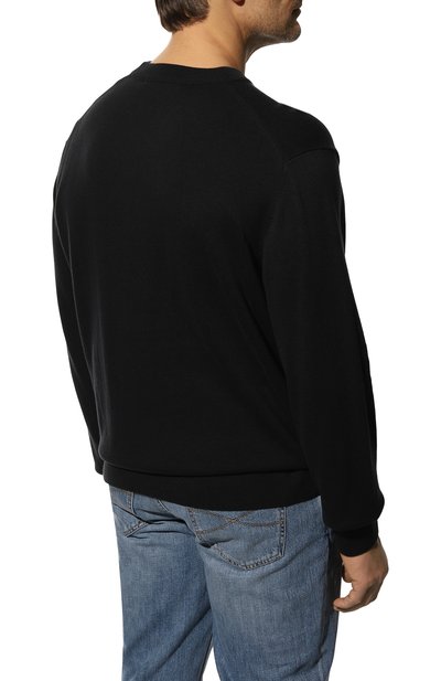 Хлопковый джемпер WINDSOR темно-синего цвета по цене 27700 руб., арт. 13 RICARI0-R 10014762/3XL-6XL, фото 4 Хлопковый джемпер WINDSOR, арт. 13 RICARI0-R 10014762/3XL-6XL, фото 4