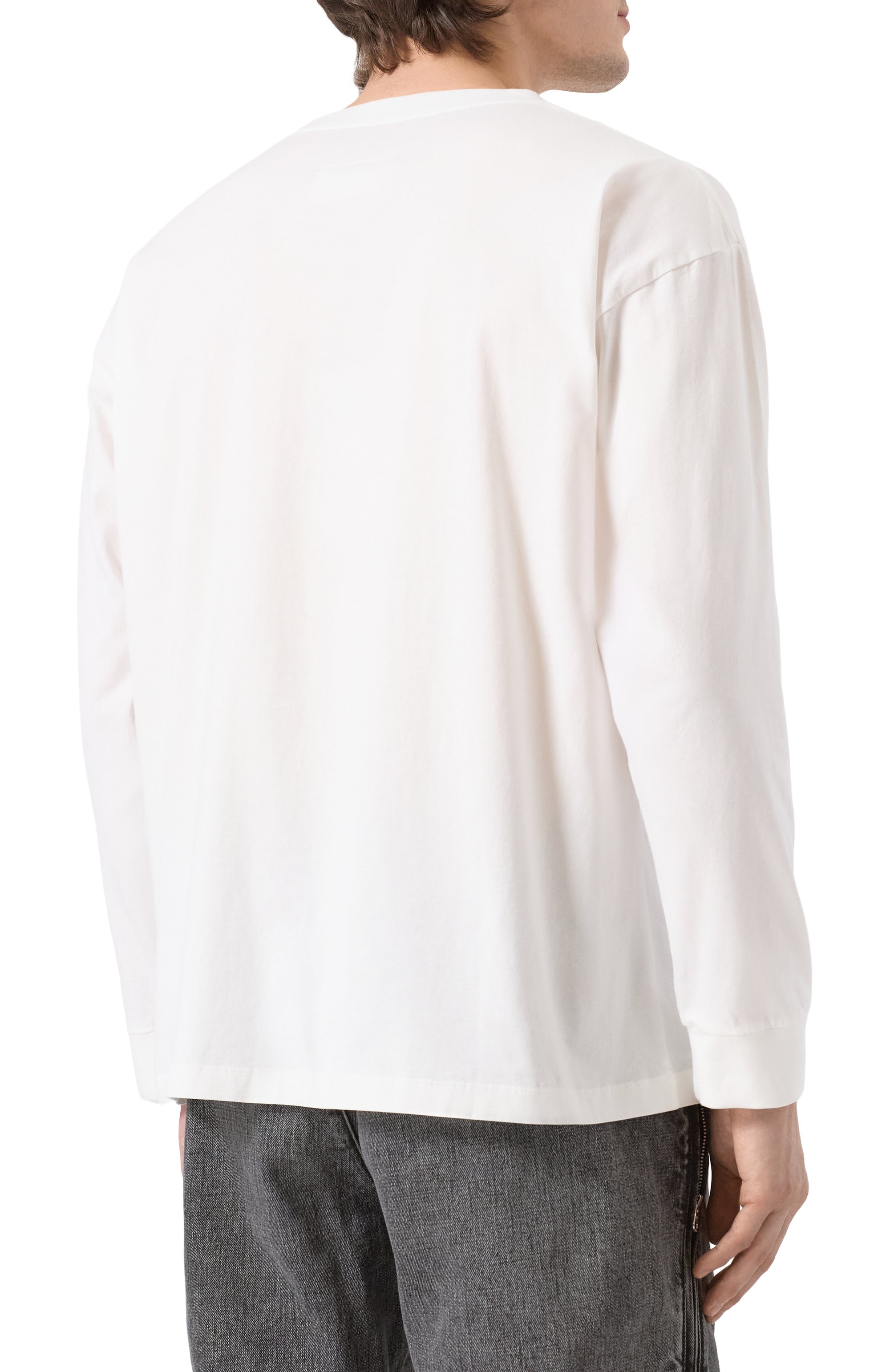 Хлопковый лонгслив MM6, арт. SH2GC0021/S24312, фото 4