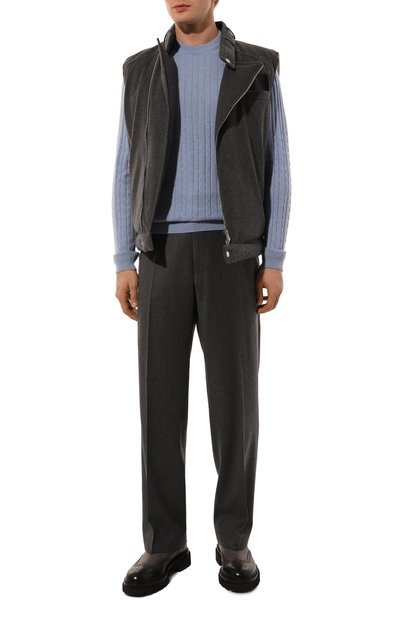 Брюки из шерсти и кашемира ANDREA CAMPAGNA, арт. LUCAN0 ELAX/ZG1200, фото 2