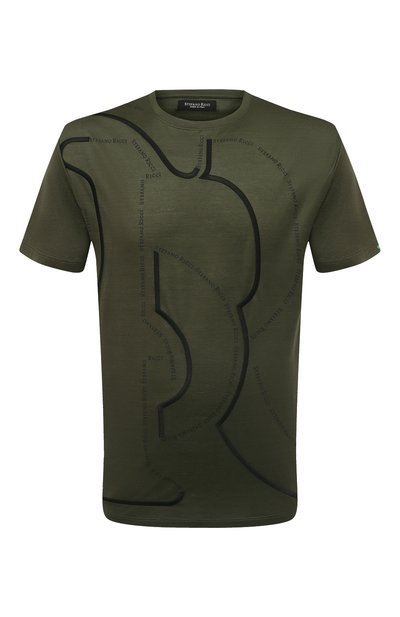 Мужская хлопковая футболка STEFANO RICCI, арт. MNH3102200/TE0001