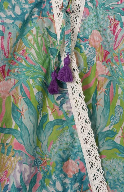 Хлопковая туника OLGA VALENTINE разноцветного цвета по цене 17150 руб., арт. 17KM/12A-16A, фото 3 Хлопковая туника OLGA VALENTINE, арт. 17KM/12A-16A, фото 3