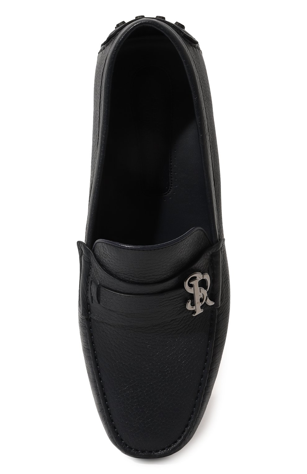 Кожаные мокасины STEFANO RICCI темно-синего цвета по цене 107000 руб., арт. UC25_G1126/SKVN, фото 6 Кожаные мокасины STEFANO RICCI, арт. UC25_G1126/SKVN, фото 6