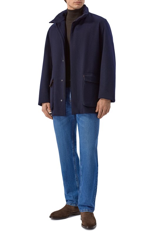 Кашемировая куртка Loro Piana FAQ0480 Синий  FAQ0480 Фото 2