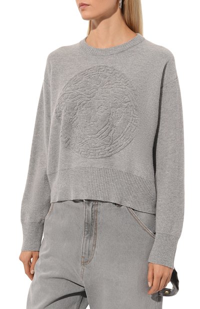 Пуловер из шерсти и кашемира VERSACE, арт. 1013429/1A10005, фото 3