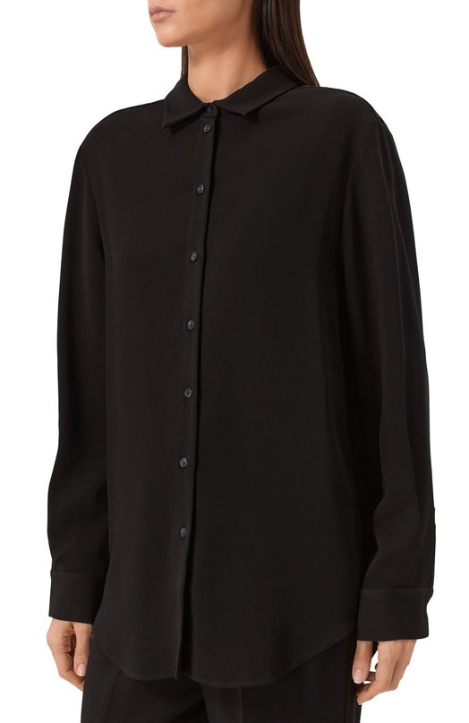 Блузка из вискозы ASCENO C0RE_T001F25 Чёрный  C0RE_T001F25 Фото 3