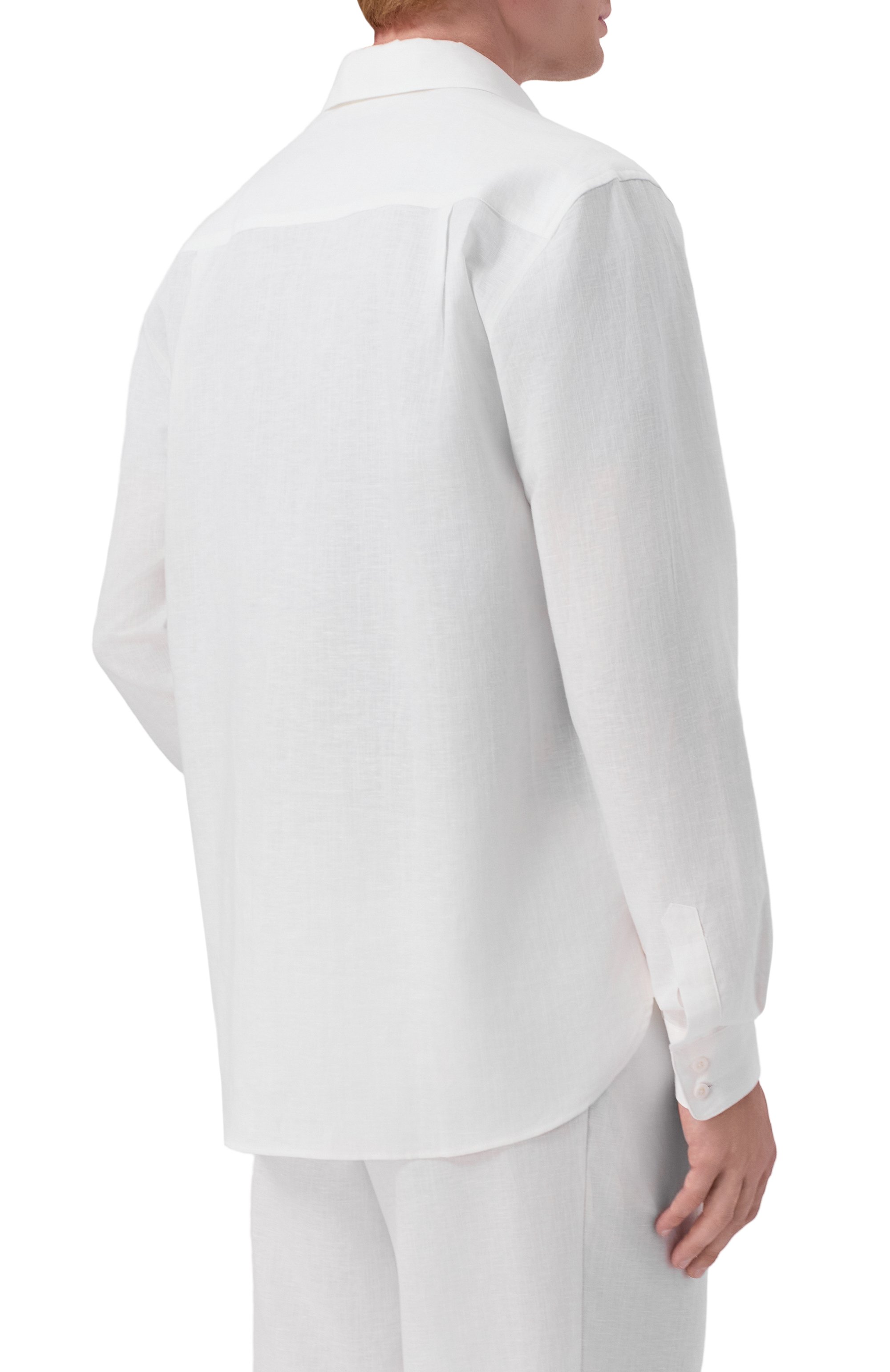Рубашка из льна и хлопка ZIMMERLI, арт. 4697-23202, фото 4