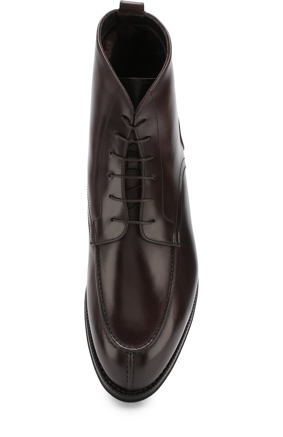 Кожаные ботинки с внутренней меховой отделкой W.GIBBS, арт. 0639006/C0RD0VAN, фото 5