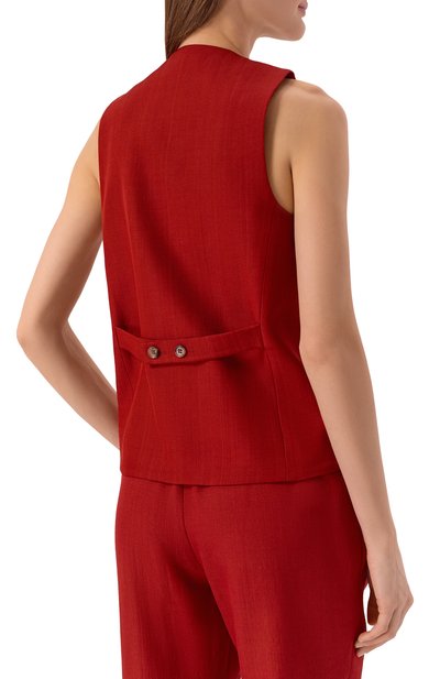 Жилет из вискозы и шерсти LOULOU DE SAISON, арт. PAC0, фото 4