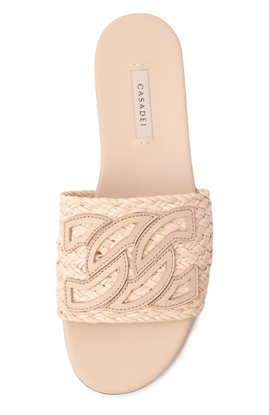 Шлепанцы Ischia Casadei 1M534B0101/ISCHI Бежевый  1M534B0101/ISCHI Фото 6