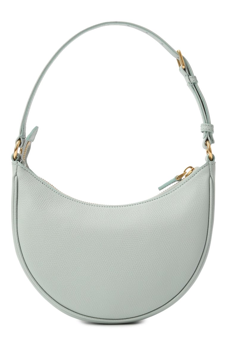 Женская сумка vlogo signature mini VALENTINO голубого цвета, арт. 6W2P0AK3/SNP | Фото 6 (Материал: Натуральная кожа; Размер: mini; Автоматизация состава: Проставлено; Автоматизация ТО: Проставлено)