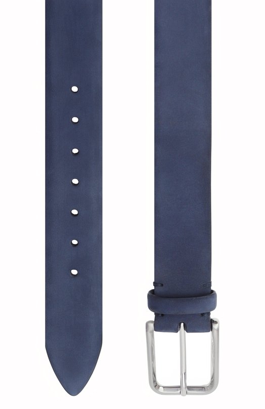 Ремень из нубука MVST 67U.0008/NUBUCK/LEATHER Синий  67U.0008/NUBUCK/LEATHER Фото 3