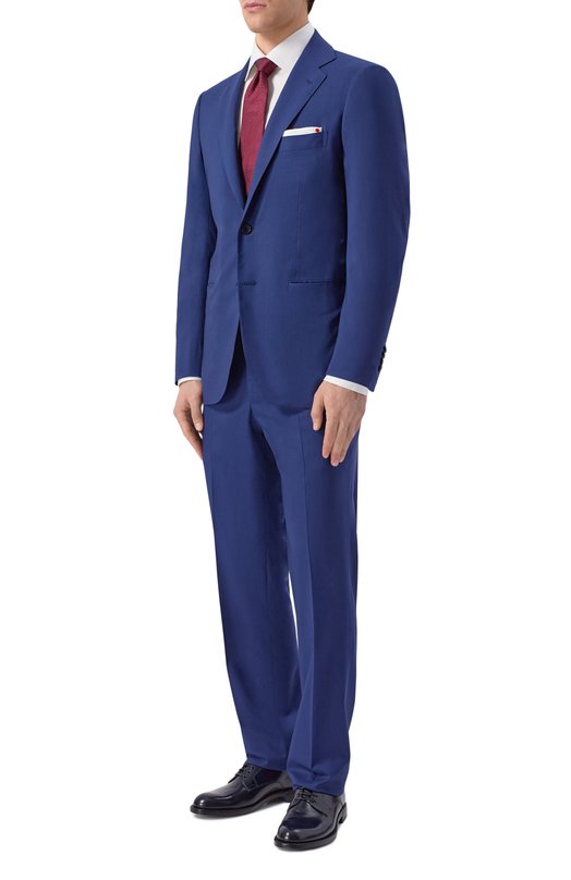 Шерстяной костюм Kiton UA81K0647G Синий UA81K0647G