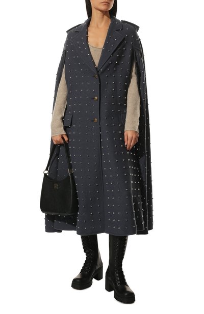 Шерстяной кейп MIU MIU, арт. MS1861-1ZQT-F0154, фото 2