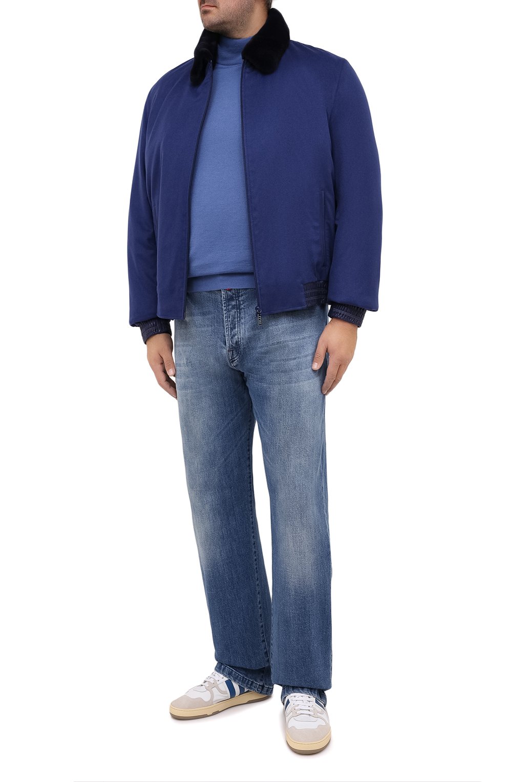 Кашемировый бомбер с меховой подкладкой ZILLI, арт. MAU-HIKE0-30206/1001/60-64, фото 2