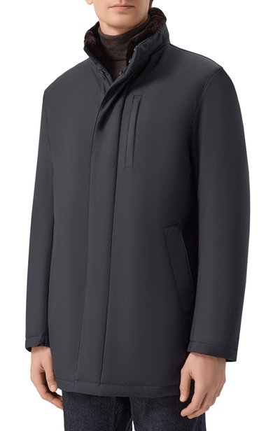 Куртка с воротником из бобра MVST, арт. M26.CFM.J403.1/F270, фото 3