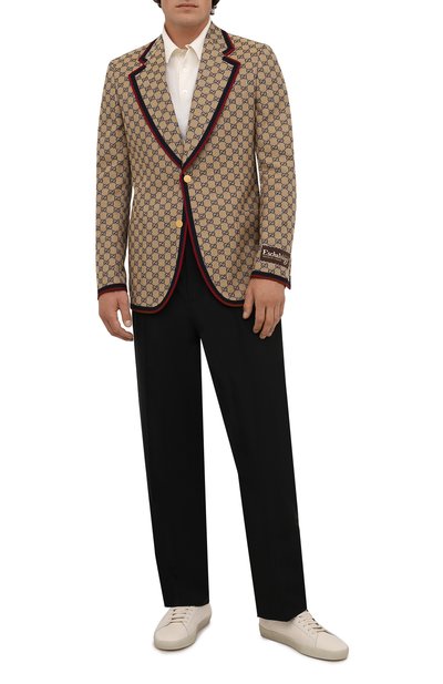 Хлопковый пиджак GUCCI, арт. 654922/ZKU09, фото 2