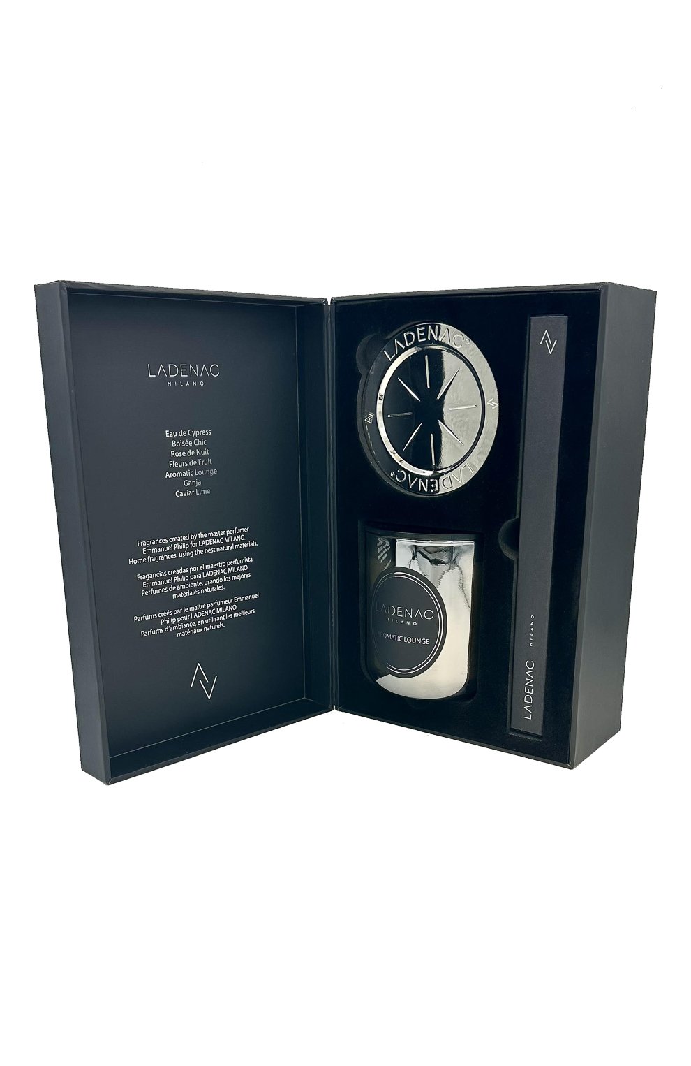 Свеча urban senses lead grey aromatic lounge (200g) LADENAC MILANO, арт. 8411299000268, фото 2