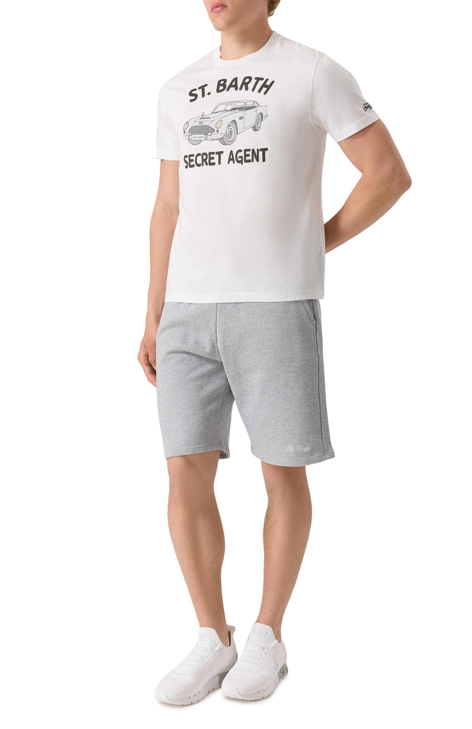 Хлопковая футболка MC2 SAINT BARTH, арт. STBM TSHIRT MAN/04730H, фото 2