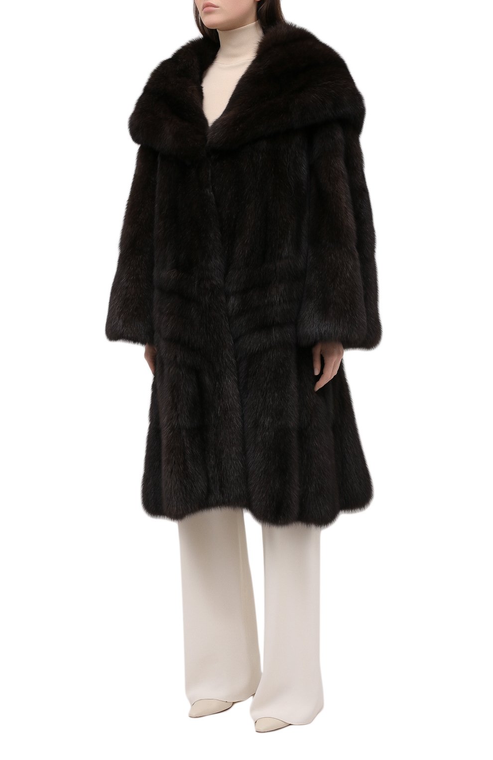 Шуба из меха соболя ZILLI коричневого цвета по цене 3285000 руб., арт. WAS-ZC0N3-ZIB00/0001, фото 3 Шуба из меха соболя ZILLI, арт. WAS-ZC0N3-ZIB00/0001, фото 3