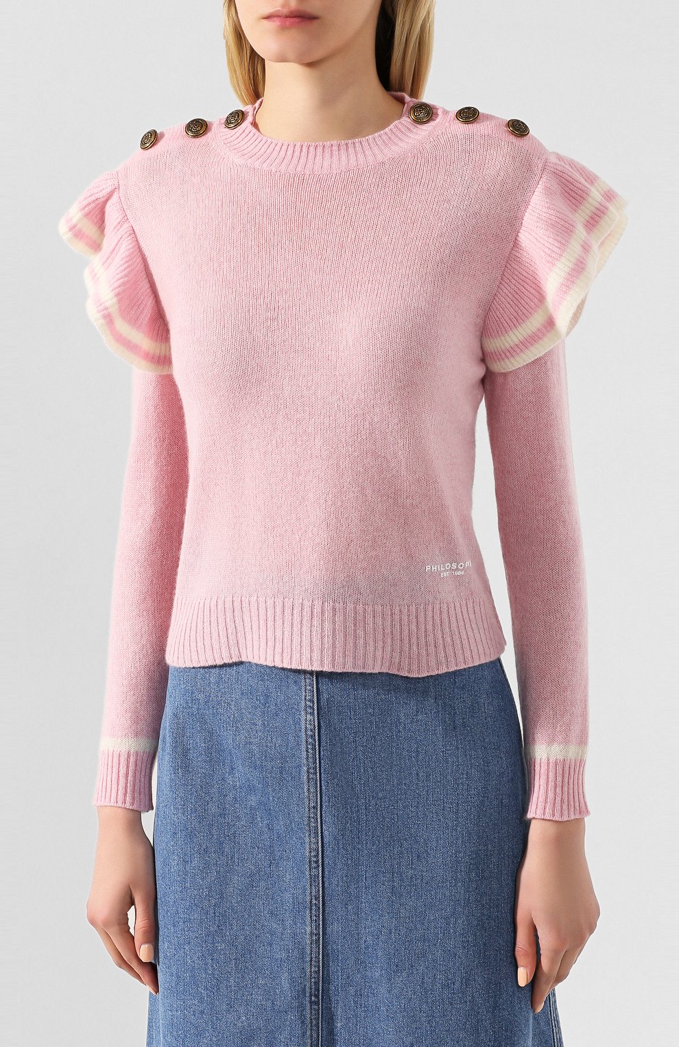 Кашемировый свитер PHILOSOPHY DI LORENZO SERAFINI, ар�т. A0911/703, фото 3