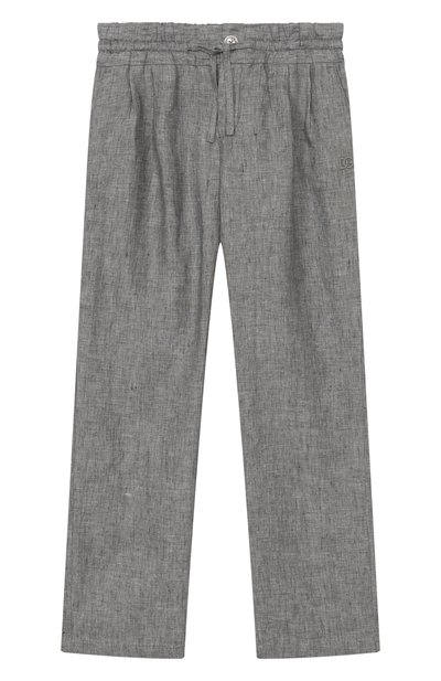Льняные брюки DOLCE & GABBANA, арт. L44P89/FU4MF/8-12+