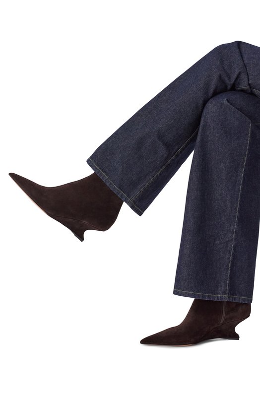 Замшевые ботильоны Nina 50 Paris Texas PX1776/XV003 Коричневый  PX1776/XV003 Фото 2