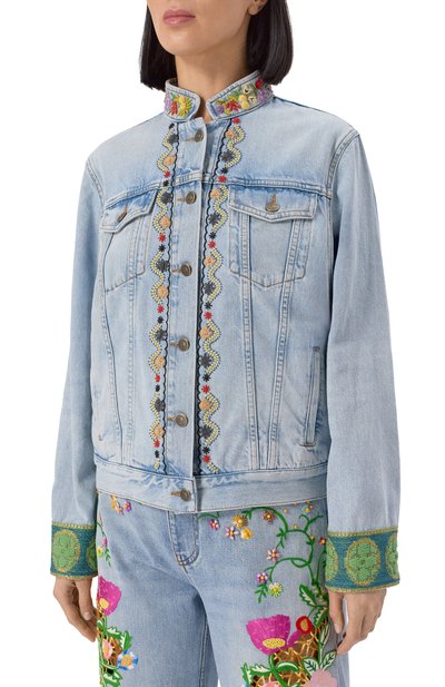 Джинсовая куртка VALENTINO, арт. 6B3DC05K97T, фото 3