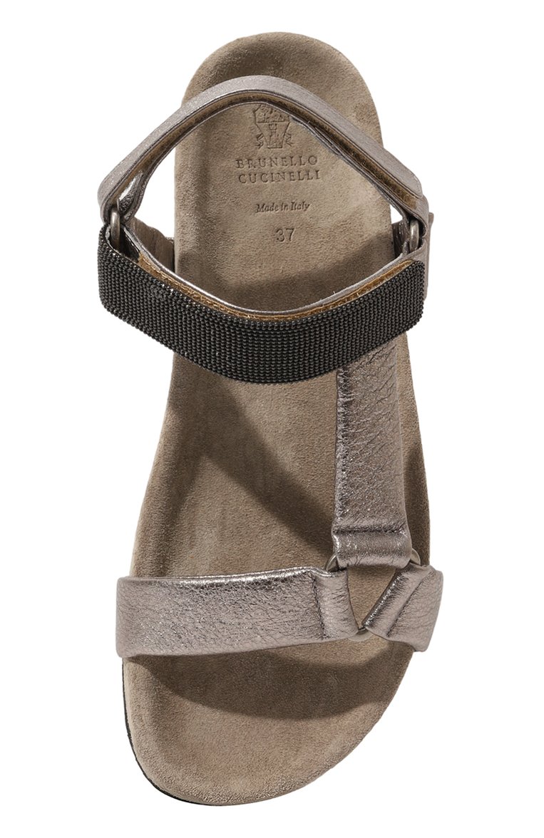 Кожаные сандалии BRUNELLO CUCINELLI, арт. BZFAY1G228, фото 4