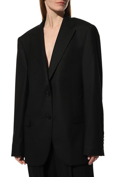 Шерстяной жакет SASHAVERSE, арт. JT004_BlackFW22, фото 3