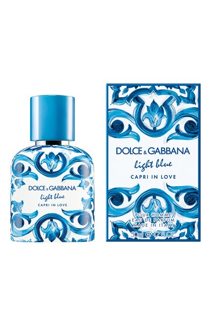 Мужской парфюмерная во�да light blue capri in love pour homme (50ml) DOLCE & GABBANA, арт. 8054754407297