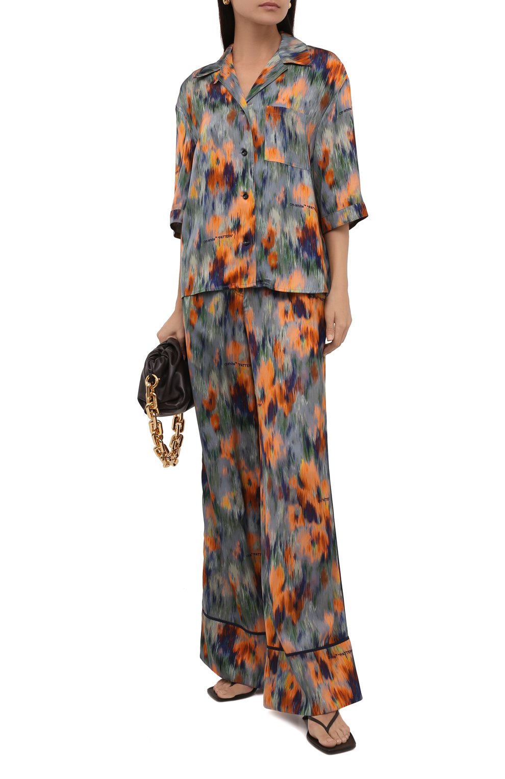 Брюки из вискозы OFF-WHITE, арт. 0WCA125F21FAB005, фото 2