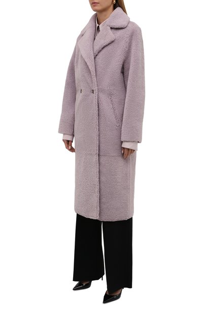 Шуба из овчины METEO YVES SALOMON, арт. 22WMM61399MECL/VI0LETTE PASTEL, фото 3