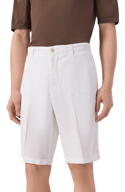 Льняные шорты 120% LINO, арт. 33ALIM2137/0253/000, фото 3