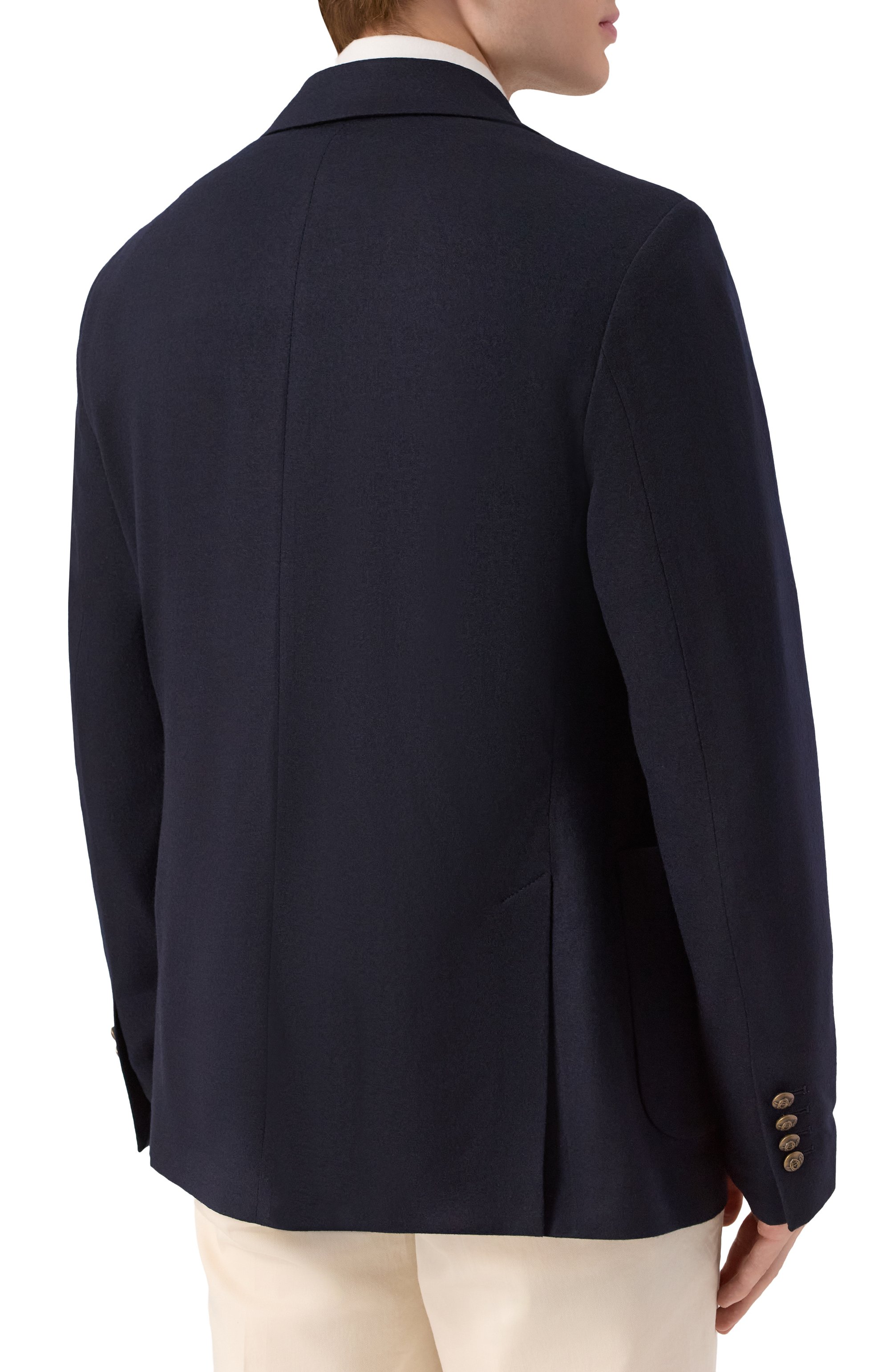 Пиджак из шерсти и кашемира CIRCOLO 1901 темно-синего цвета по цене 77200 руб., арт. CN5059, фото 6 Пиджак из шерсти и кашемира CIRCOLO 1901, арт. CN5059, фото 6