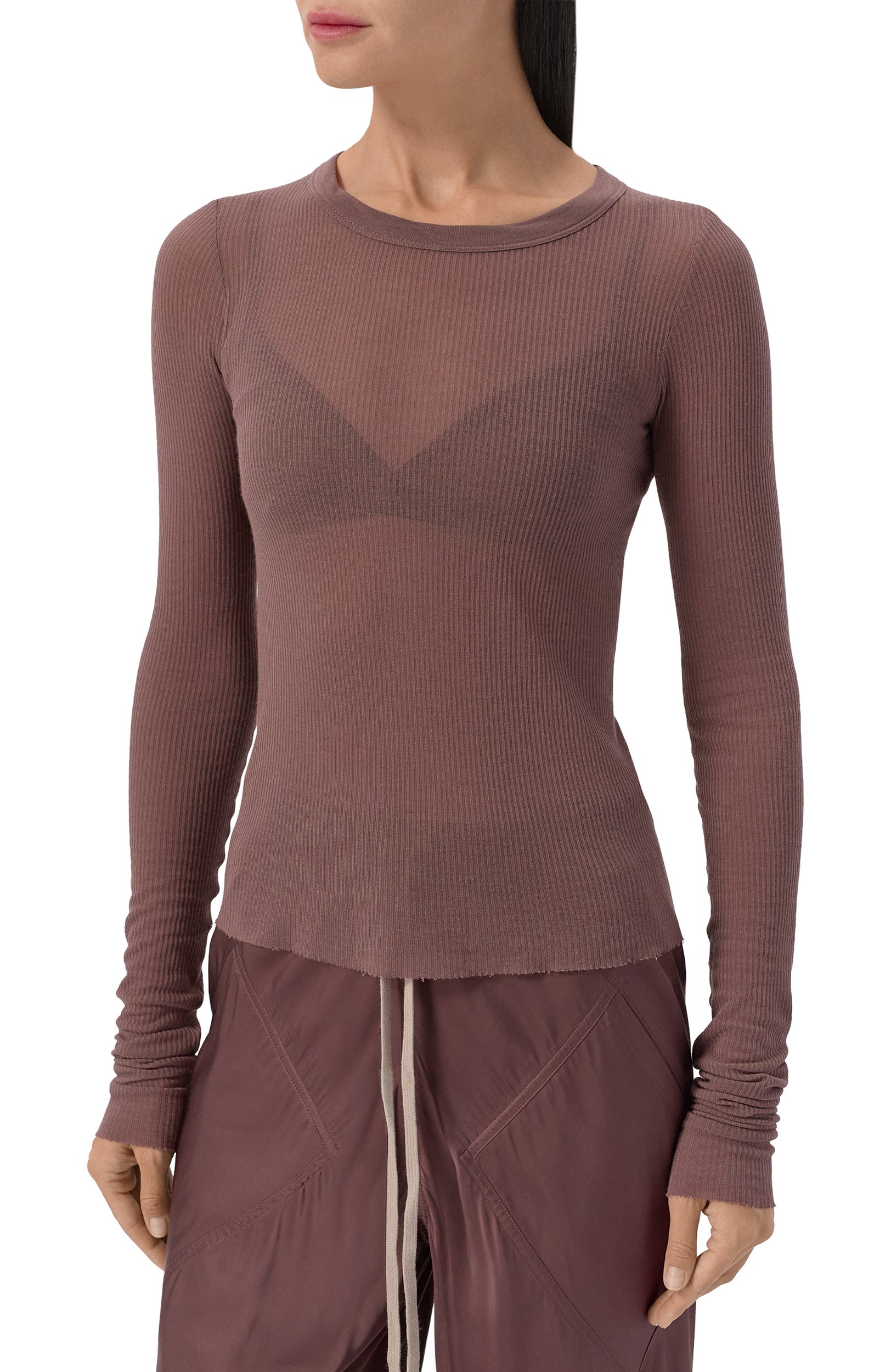 Пуловер из вискозы и шелка RICK OWENS, арт. RP02F5209/RC, фото 3