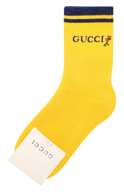 Женские хлопковые носки GUCCI, арт. 579316/3GD70