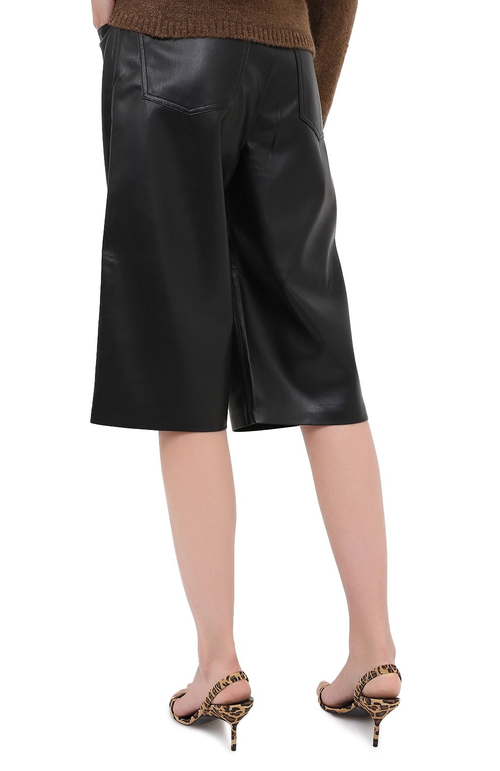 Шорты NANUSHKA, арт. NAMPEY0_BLACK_VEGAN LEATHER, фото 4