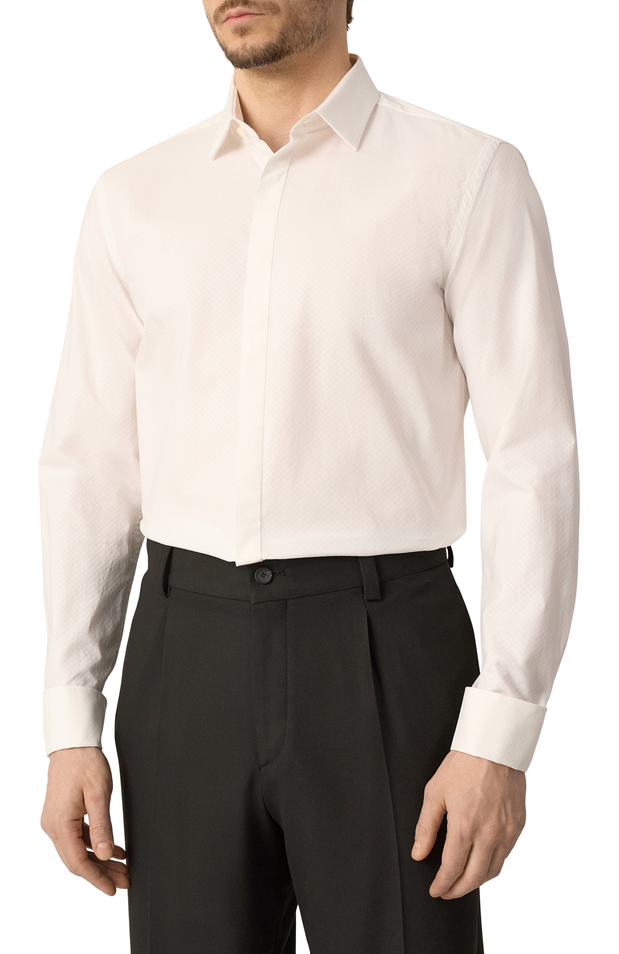 Хлопковая сорочка HUGO, арт. 50534103, фото 3