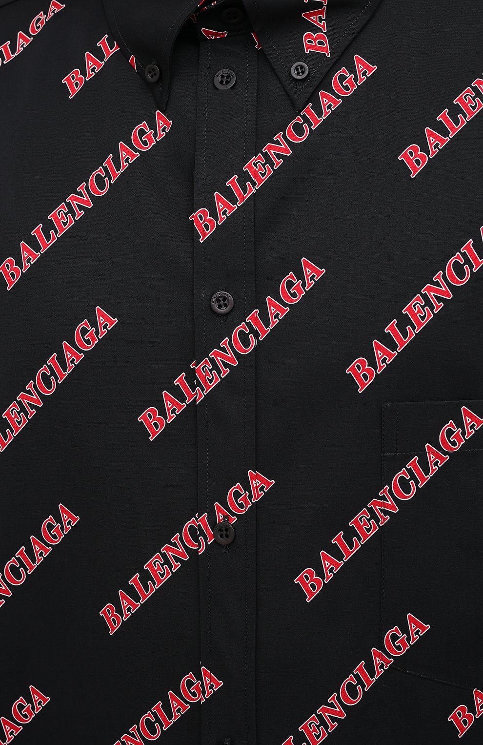 Хлопковая рубашка BALENCIAGA, арт. 627023/TILR8, фото 5