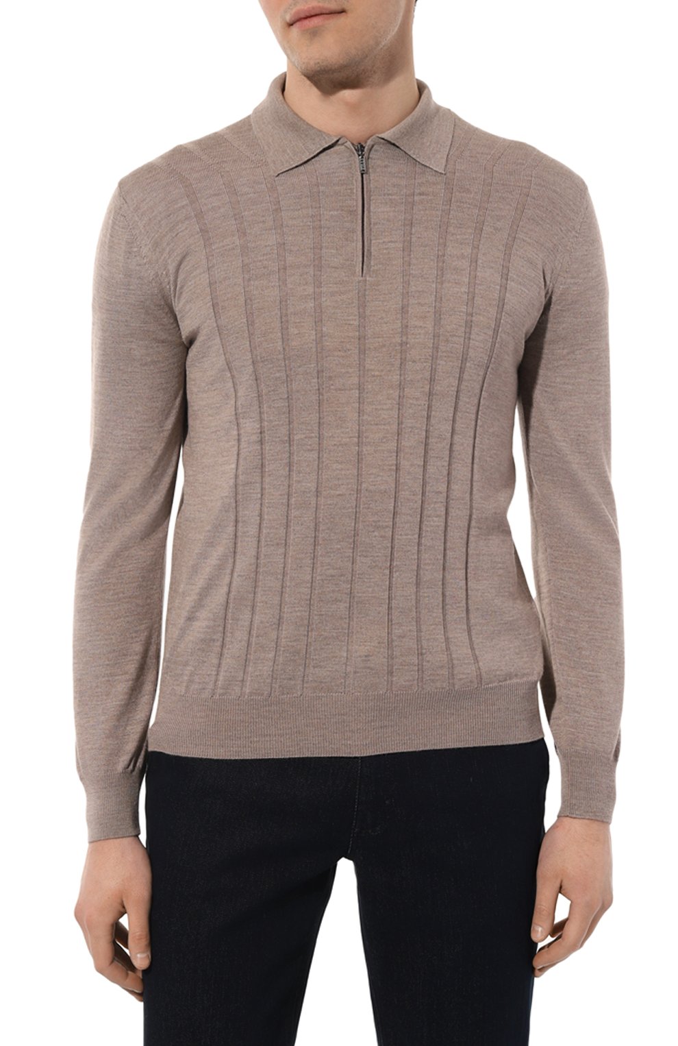 Поло из шерсти и шелка ZILLI, арт. KZP001M0230VH0000, фото 3