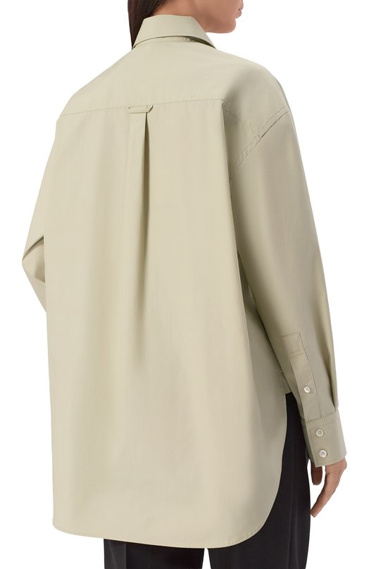 Хлопковая рубашка Noble&Brulee NB001NB/10/140725/53 Зелёный  NB001NB/10/140725/53 Фото 4