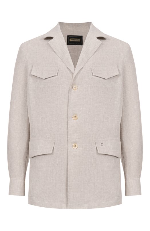 Льняная куртка Stefano Ricci SP008166/VT0002 Бежевый SP008166/VT0002