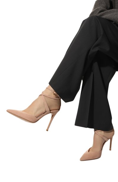 Замшевые туфли GIANVITO ROSSI, арт. G95353.15RIC.CAMPEAH, фото 3