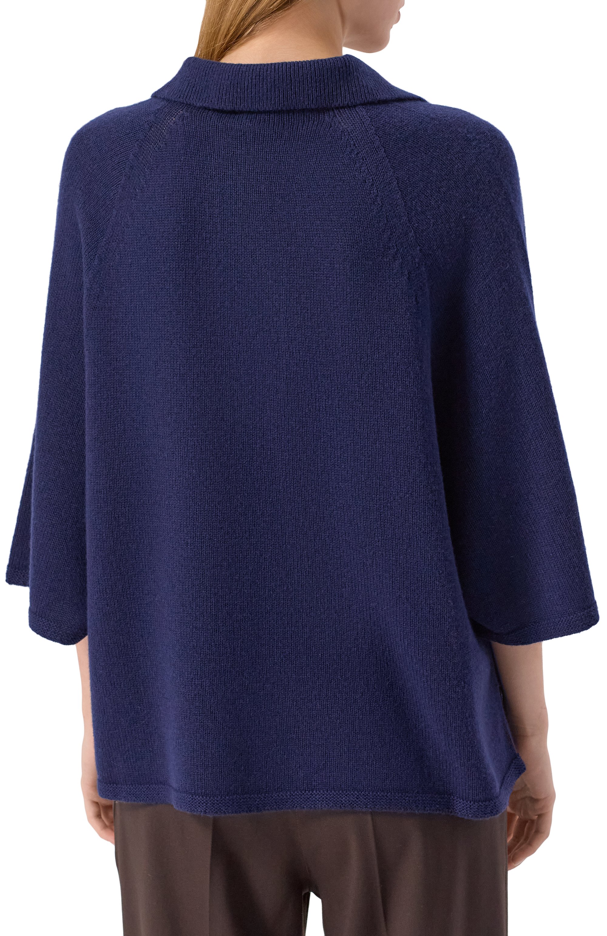 Поло из шерсти и кашемира EMPORIO ARMANI, арт. EW003197/AF20114, фото 4