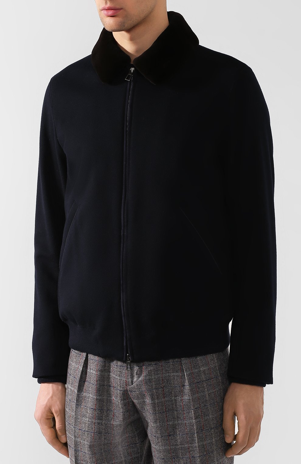 Бомбер из шерсти викуньи с подкладкой из меха норки LORO PIANA, арт. FAI4107/VVIC, фото 3