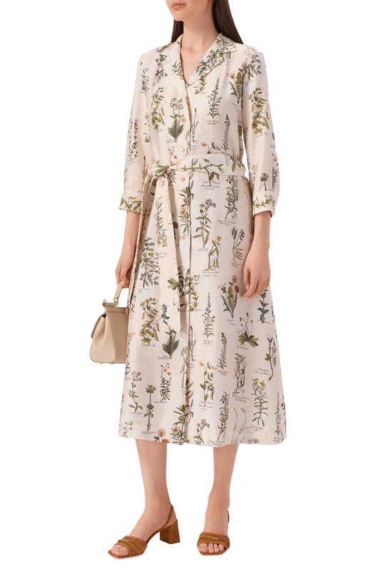 Замшевые босоножки Santoni WHPG72130HA2NULD Коричневый  WHPG72130HA2NULD Фото 3