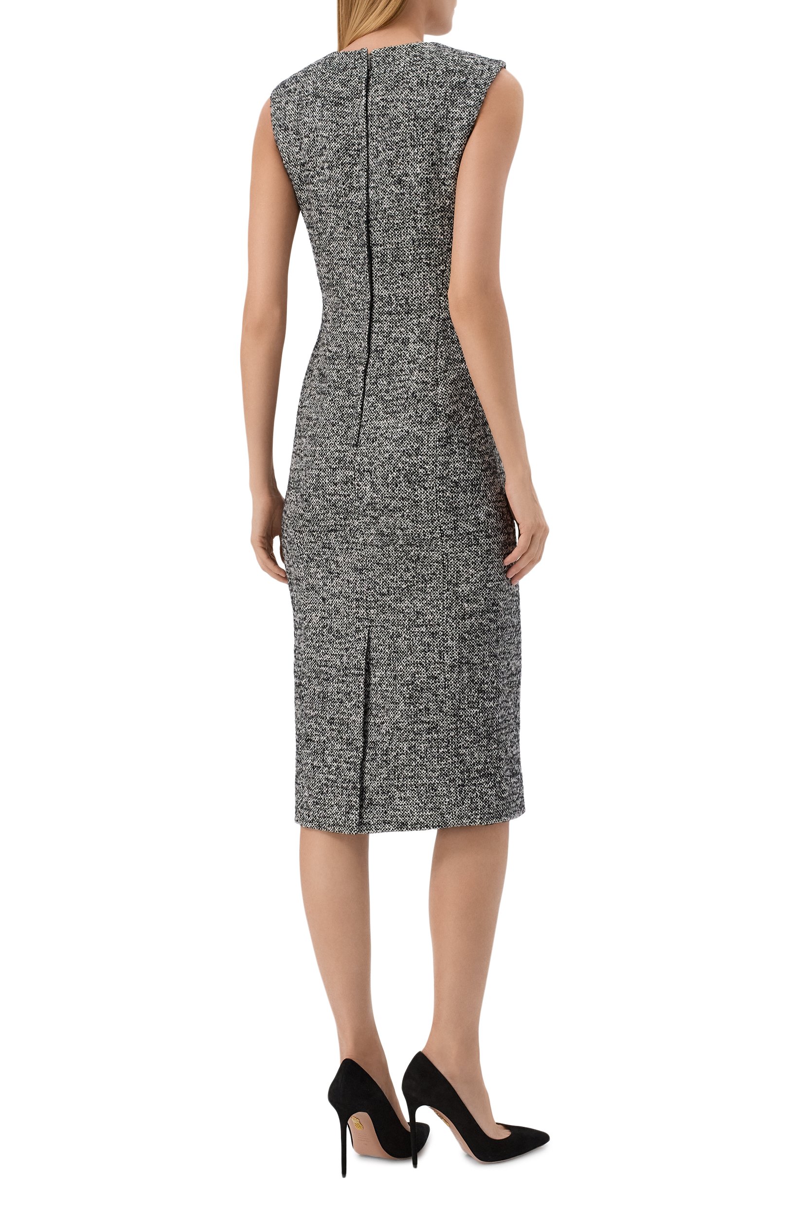 Платье из шерсти и шелка DOLCE & GABBANA, арт. F622ST/FMZAK, фото 3