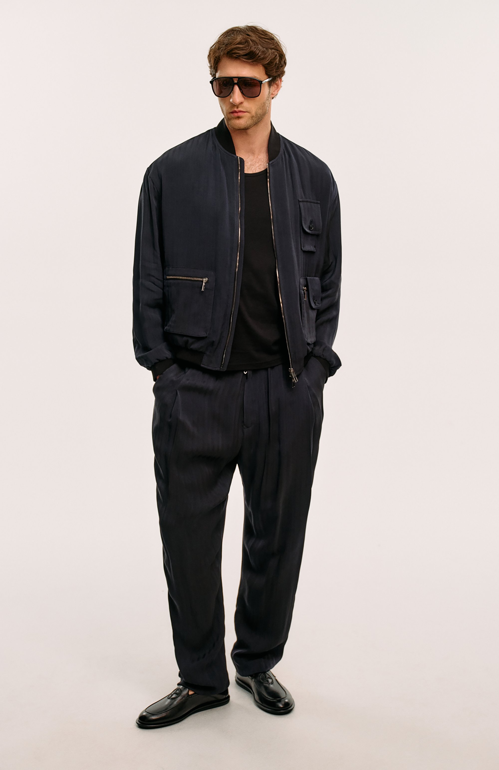 Кожаные лоферы GIORGIO ARMANI, арт. X2J162/XF615, фото 7