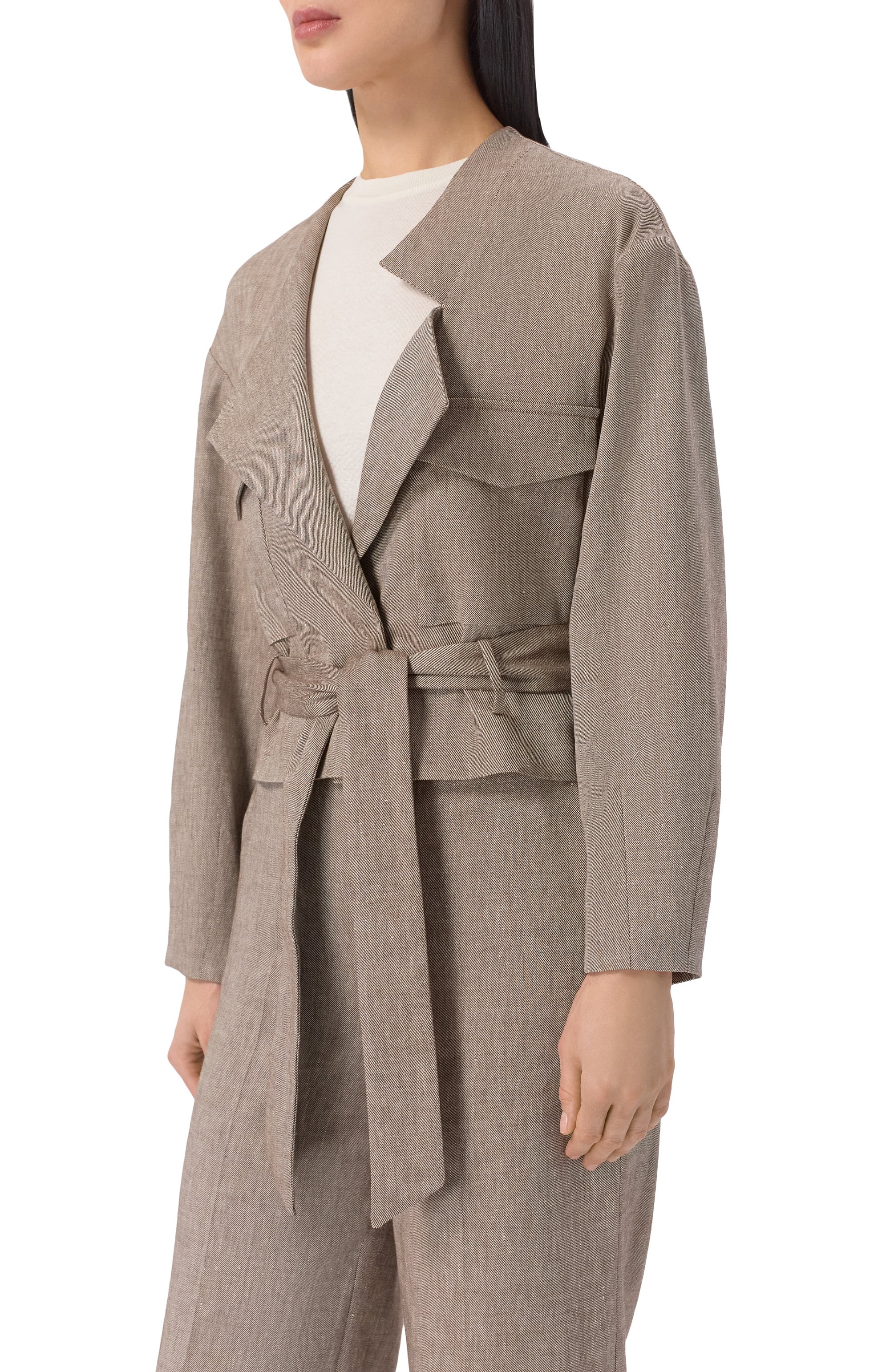 Жакет изо льна и вискозы LORENA ANTONIAZZI, арт. E2624GA47A/5154, фото 3